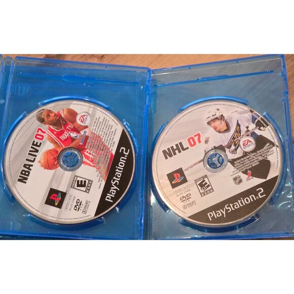 NHL 07 And NBA Live 07 Sport Game Lot Disc Only (Sony PlayStation 2, 2007) PS2 - Picture 2 of 3